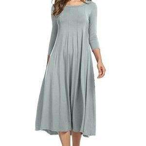 Midi Dress Solid